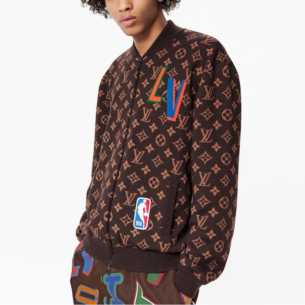 Louis Vuitton Brown Monogram Jacket